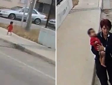 Οδηγός λεωφορείου σταμάτησε στη μέση του δρόμου για να...σώσει ένα μωρό (φωτο - βίντεο)